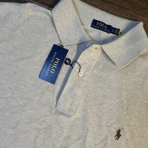 Polo Ralph Lauren Men's XLT Dune Tan Mesh Short Sleeve Polo Golf Tall New $110